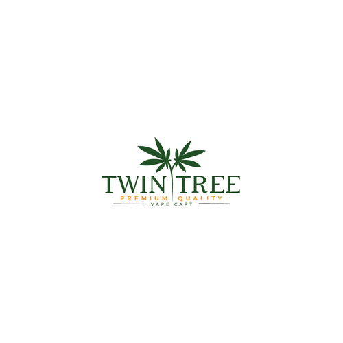 Twin logo with the title 'twin tree'