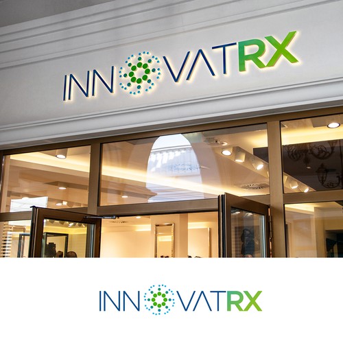 Drug design with the title 'Medical pharmaceutical logo'