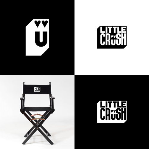 Charming logo with the title 'LITTLE CRUSH LOGO'