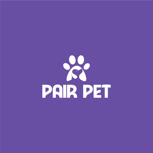 Pet shop logo with the title 'Pair Pet'