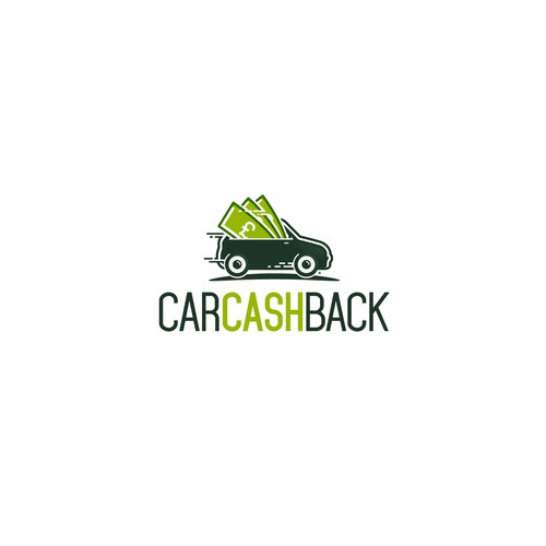 Auto design with the title 'Iconic Car Cashback Logo'