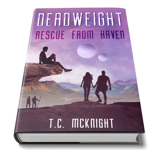 Science-fiction book cover with the title 'Deadweight'