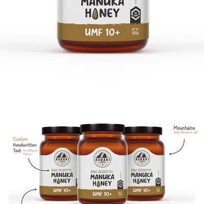 Manuka honey design concept