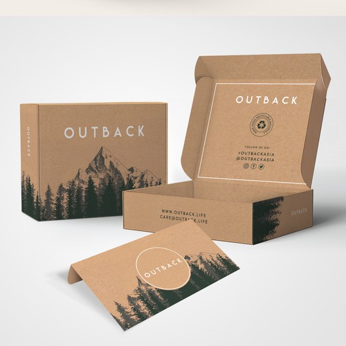 Craft packaging with the title 'package and Logo design'