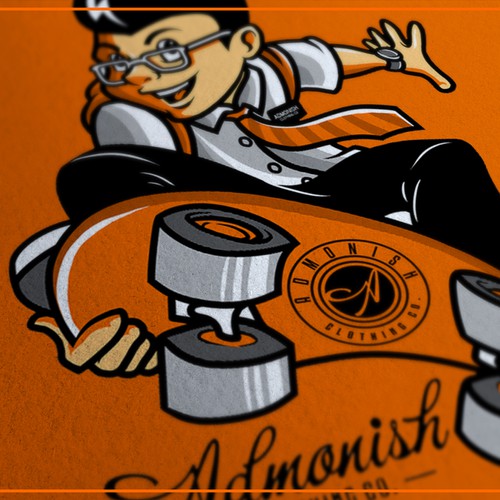 Simple t-shirt with the title 'Skater'