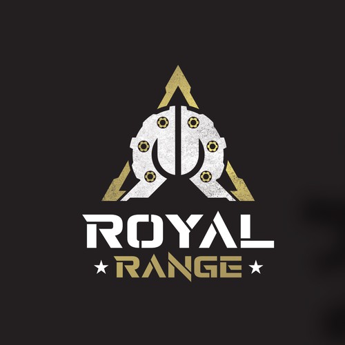 Bullet design with the title 'Royal Range USA Logo'