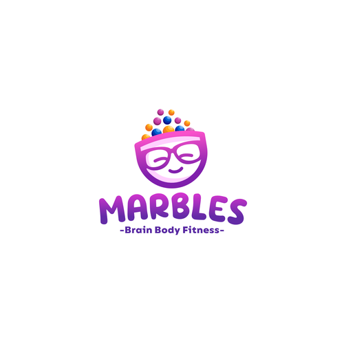 Marble design with the title 'Marbles'