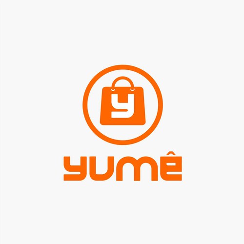 Market logo with the title 'Combination Logo concept for yume mini market'