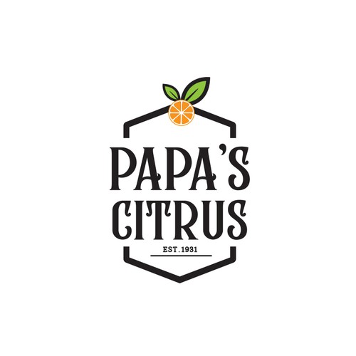 Citrus logo with the title 'PAPA'S CITRUS'