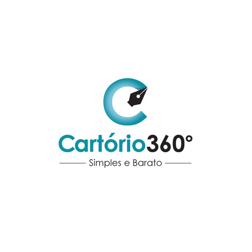 Document design with the title 'Logo for a Notary´s Office'