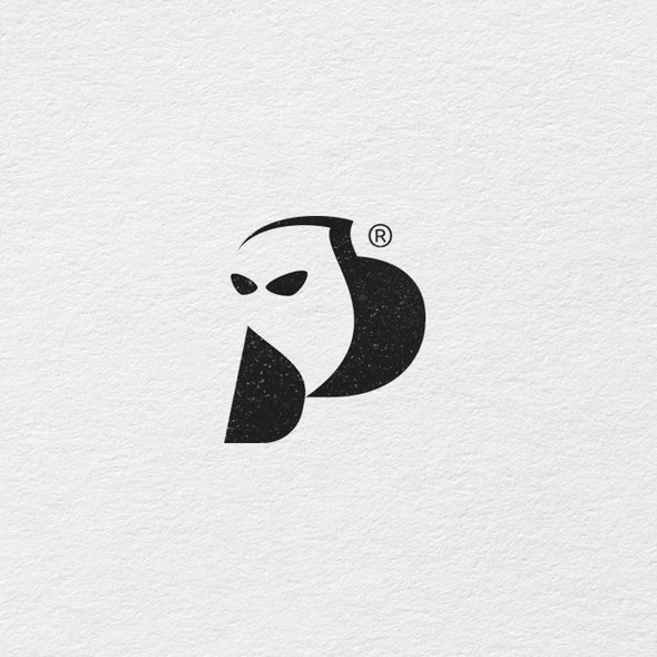 Negative space logo with the title 'Phantom'