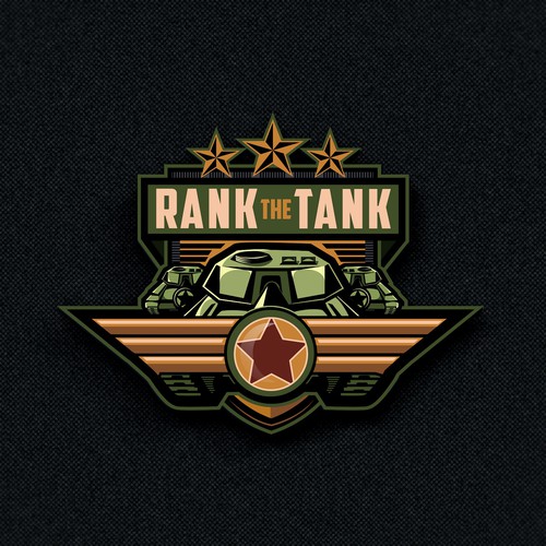 Website logo with the title 'RANK THE TANK!!!'