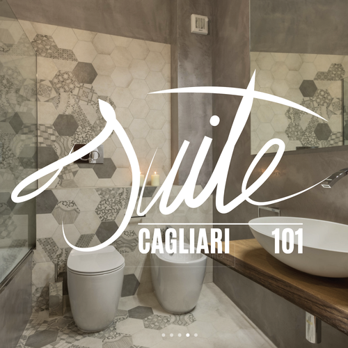 Airbnb design with the title 'Logo - Suite Cagliari 101'