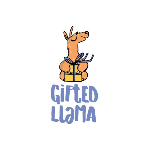 Gift logo with the title 'Important Llama'