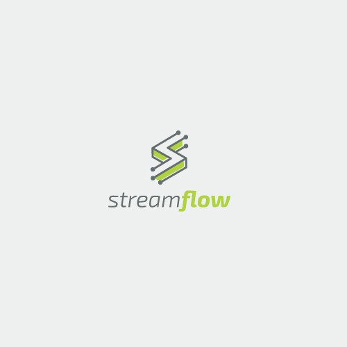 Streamer logo with the title 'Modern Tech Logo'