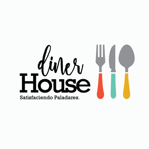 Diner design with the title 'Logo for Restaurant'