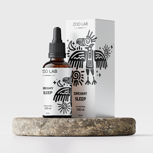 Aztec design with the title 'Packaging proposto in un contest.'