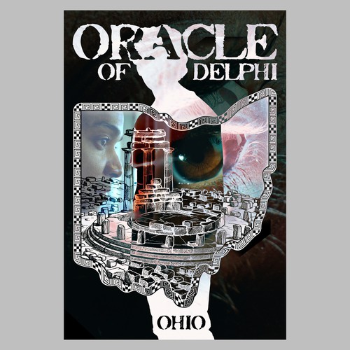 Poster artwork with the title 'Oracle of Delphi'