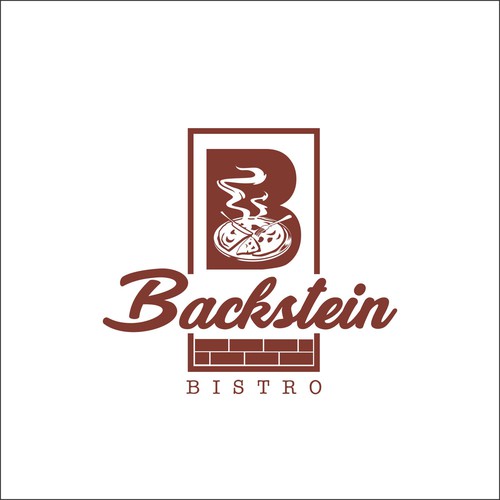 Bistro logo with the title 'backstein bistro'