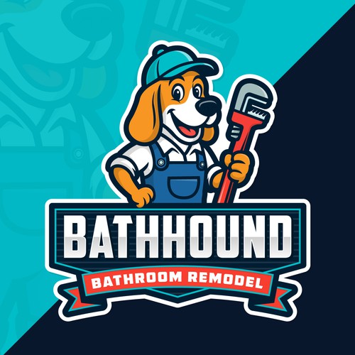Bathroom design with the title 'BathHound'