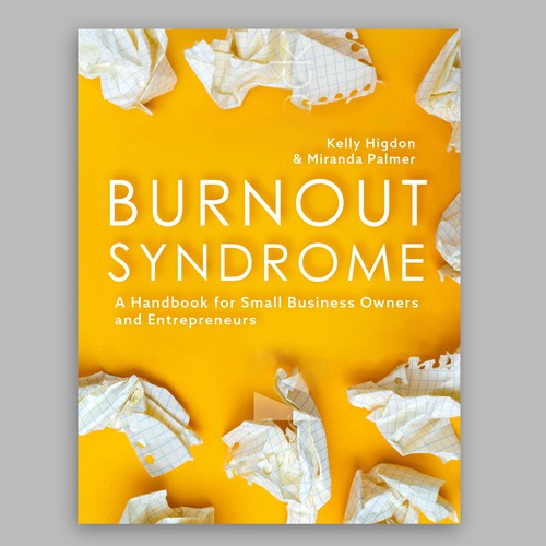 Work book cover with the title 'Burnout Syndrome'