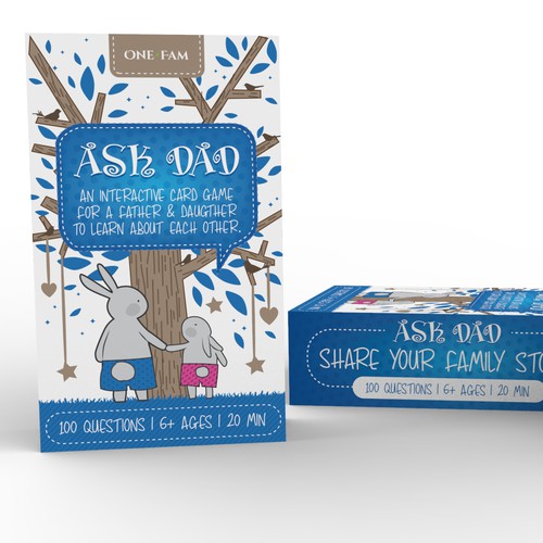 Mayan design with the title 'Flash Card box design'