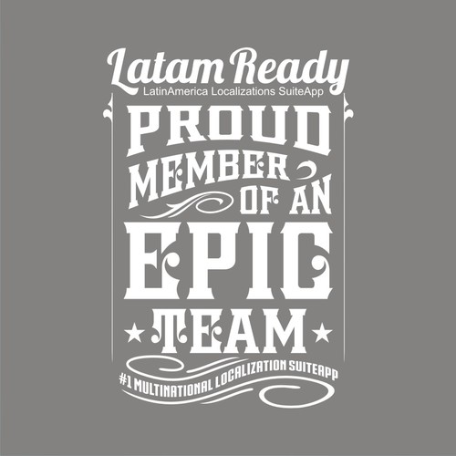 Simple t-shirt with the title 'LATAM READY'
