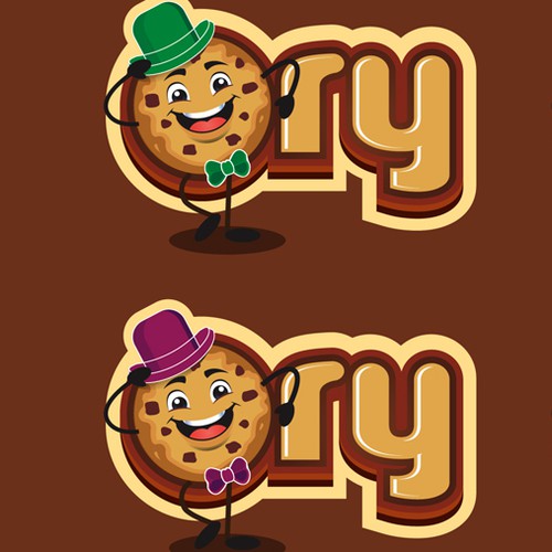 Sepia logo with the title 'Logo for Ory Biscuit Company'
