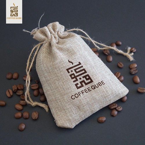 Qatar logo with the title 'logo arabic'