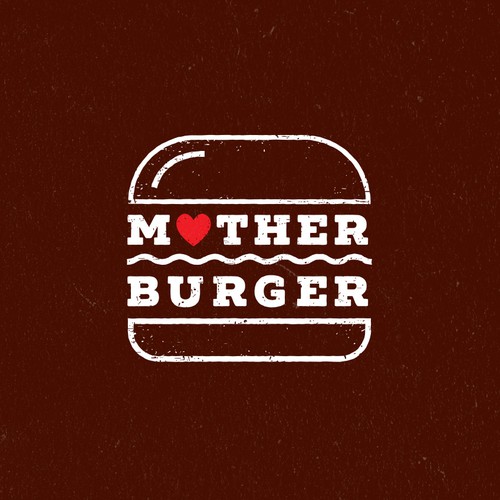 Mother design with the title 'Mother Burger'