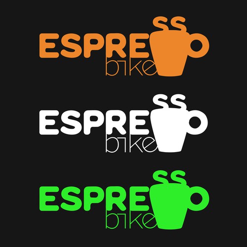 Espresso logo with the title 'Bold logo concept'