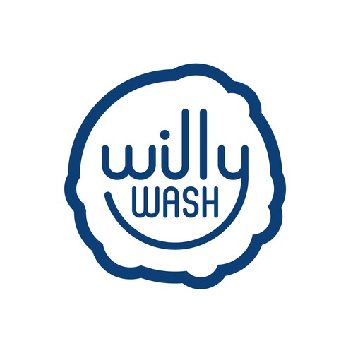 Men design with the title 'Willy Wash'