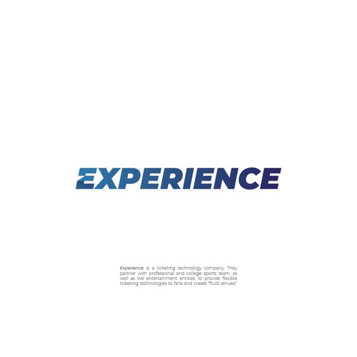 Venue logo with the title 'Experience'