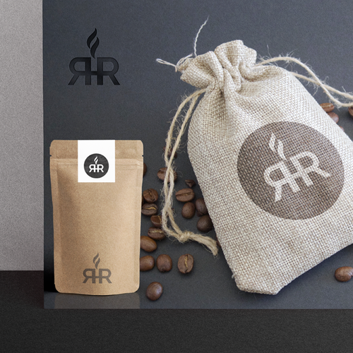 Coffee bar design with the title 'RRH coffee'