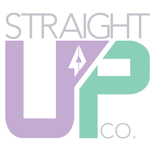 Pastel logo with the title 'Straight Up Co.'