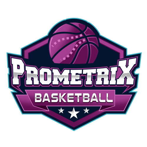 Basket logo with the title 'Stunning Basketball Logo'