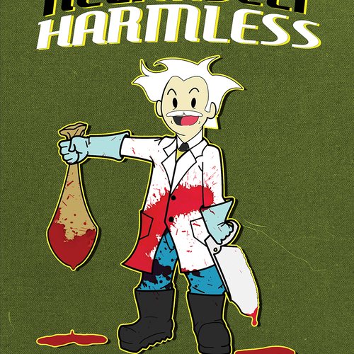 Drawing book cover with the title 'Relatively Harmless'
