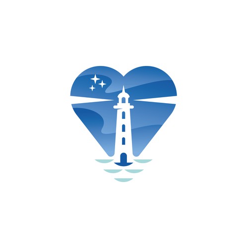Tower logo with the title 'Lighthouse-Love'