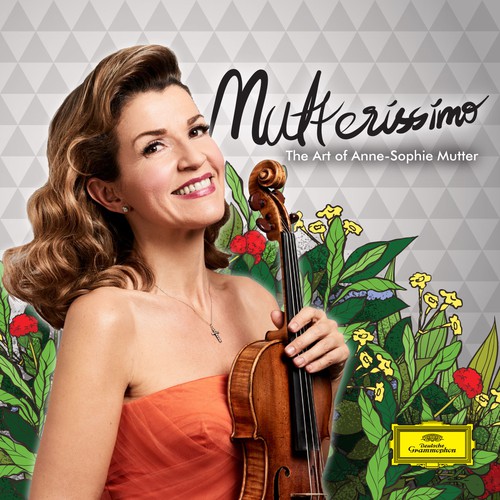 Floral artwork with the title 'Illustrate the cover for Anne-Sophie Mutter Album'