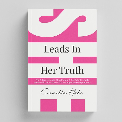 Classic book cover with the title 'She Leads In Her Truth'