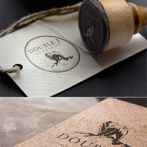 Mountain logo with the title 'DOUBLE J'