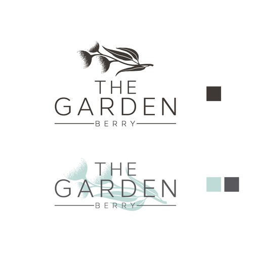 Organic brand with the title 'The Garden Berry'
