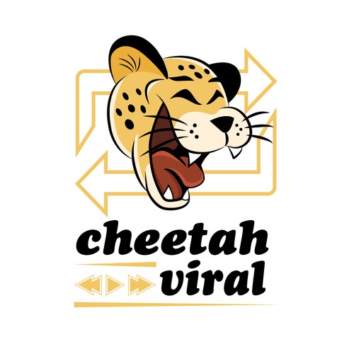 Cheetah design with the title 'Logo for viral video producer'