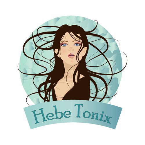 Goddess logo with the title 'Logo Concept with Goddess'