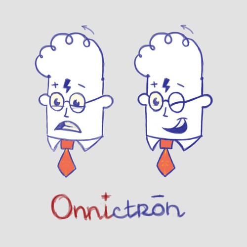 Vivid design with the title 'Character for electric compony'