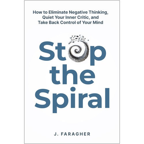 Spiritual design with the title 'A simple, bold, emotionally calming cover that immediately communicates Mental clarity'