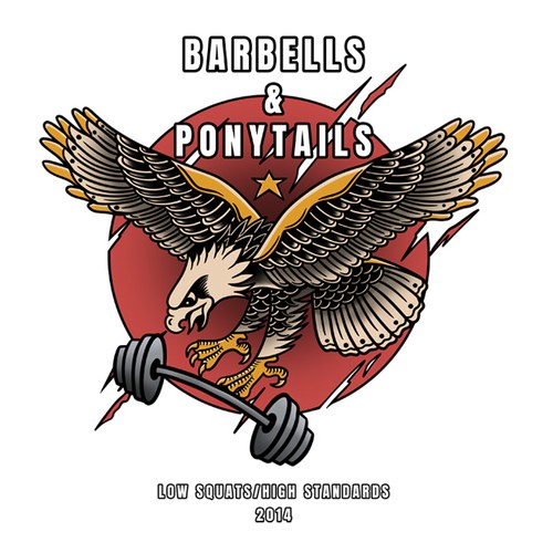 Eagle t-shirt with the title 'Classic Tattoo'