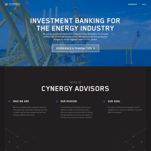 Sleek website with the title 'INvestor website'