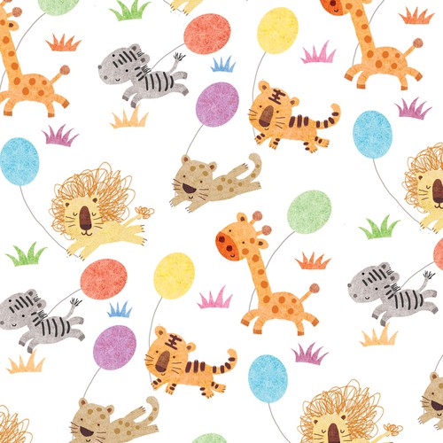 Zoo design with the title 'Illustration'