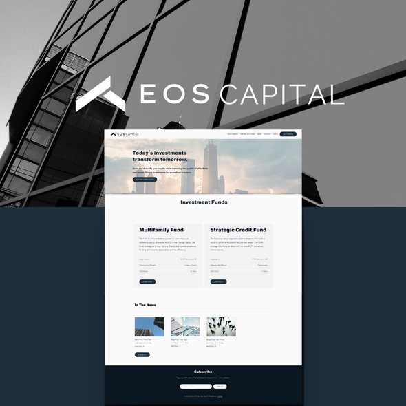 Capital design with the title 'EOS CAPITAL'